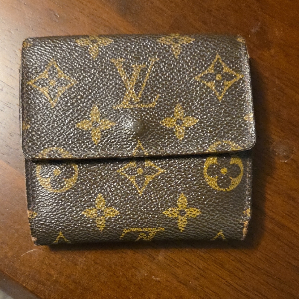 Louis Vuitton Brown and Gold Monogram Wallet - Picture 2 of 9